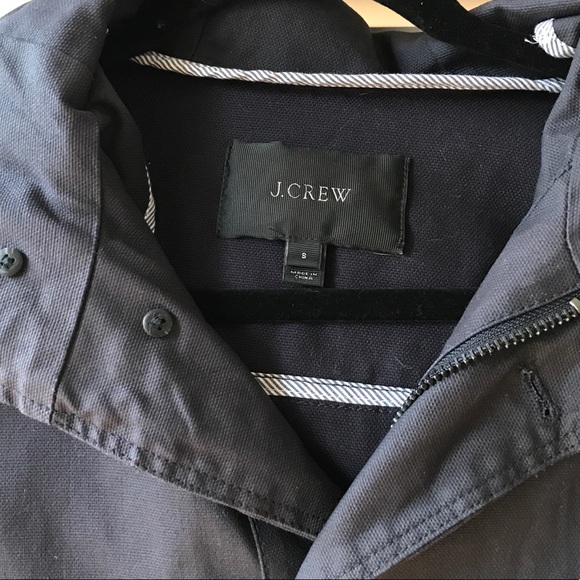 **H*P**J. Crew Basketweave Jacket Raincoat - Picture 5 of 8